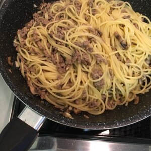 給食の味！肉みそスパゲティ